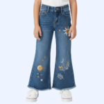 Sun & Blossom Wide-Leg Denim – Girls - Image 5