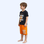 Prayer Print Boys Summer Co-Ord Set - Image 3