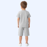 Bouncing Monsters Kids Grey Summer Set - Image 2