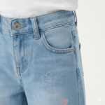 Blossom Love Embroidered Girls Jeans - Image 3